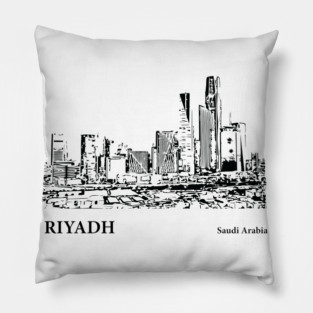 Riyadh Saudi Arabia Pillow