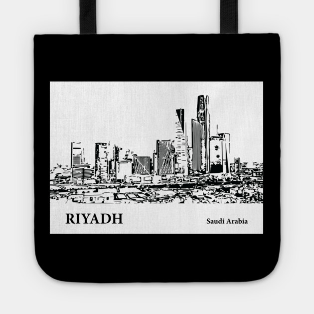 Riyadh Saudi Arabia Tote by Lakeric