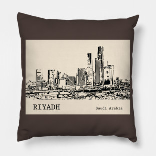 Riyadh Saudi Arabia Pillow