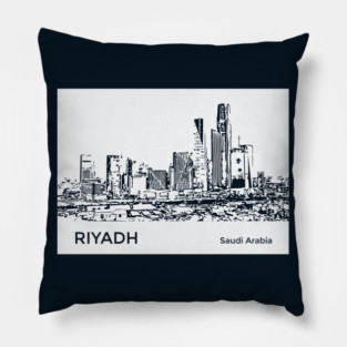 Riyadh Saudi Arabia Pillow
