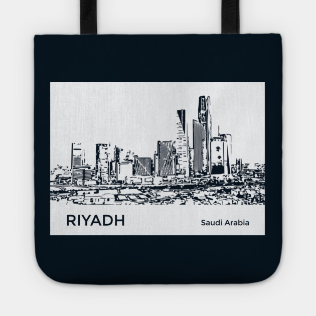 Riyadh Saudi Arabia Tote by Lakeric