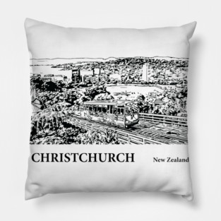 Christchurch New Zealand Pillow