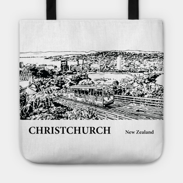 Christchurch New Zealand Tote by Lakeric