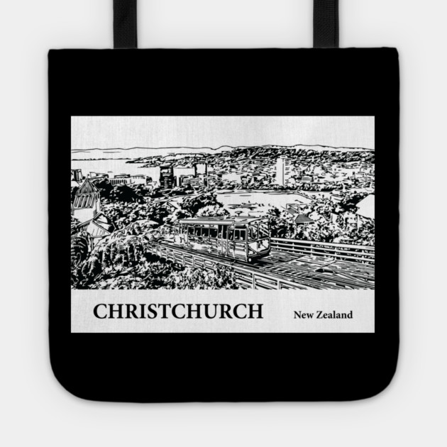 Christchurch New Zealand Tote by Lakeric