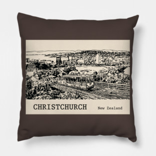 Christchurch New Zealand Pillow