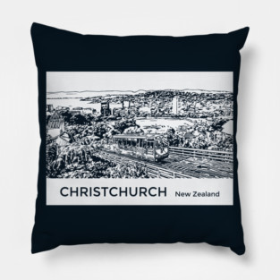 Christchurch New Zealand Pillow