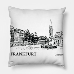 Frankfurt Germany Pillow