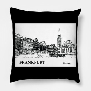 Frankfurt Germany Pillow