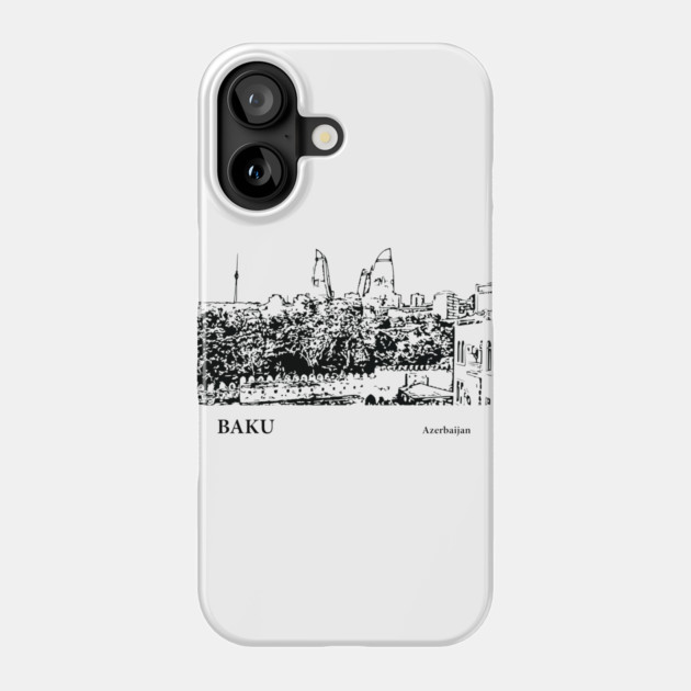 Baku Azerbaijan Phone Case by Lakeric