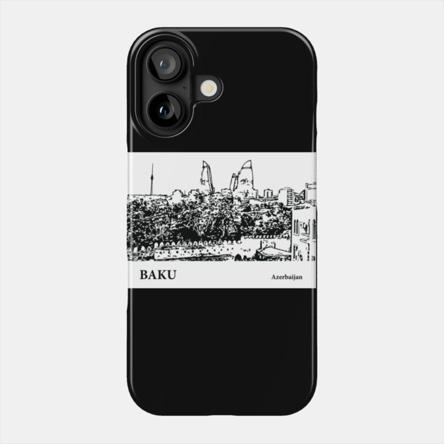 Baku Azerbaijan Phone Case by Lakeric