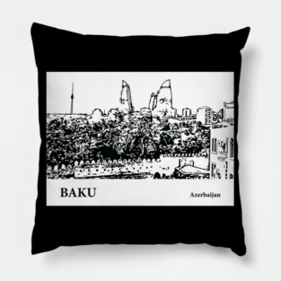 Baku Azerbaijan Pillow