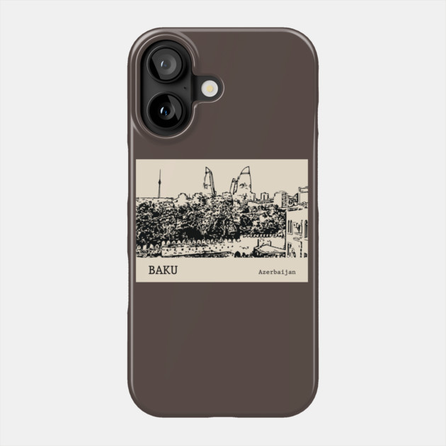 Baku Azerbaijan Phone Case by Lakeric