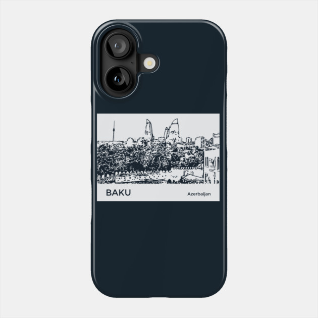 Baku Azerbaijan Phone Case by Lakeric