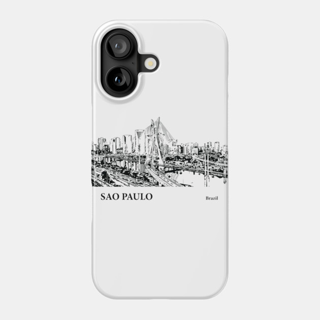 Sao Paulo Brazil Phone Case by Lakeric