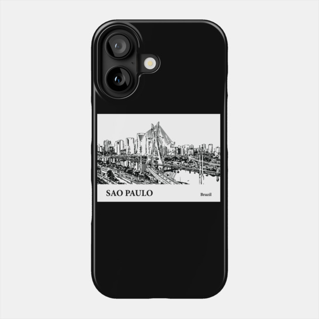 Sao Paulo Brazil Phone Case by Lakeric