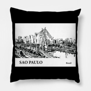 Sao Paulo Brazil Pillow