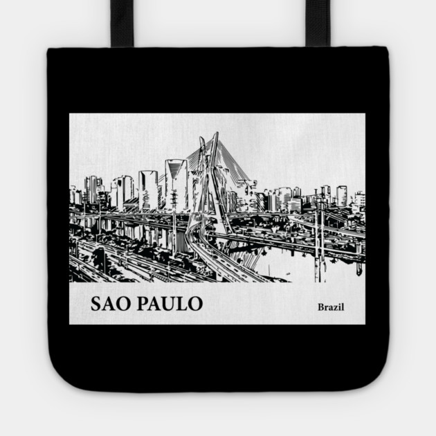 Sao Paulo Brazil Tote by Lakeric