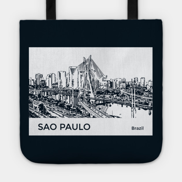 Sao Paulo Brazil Tote by Lakeric