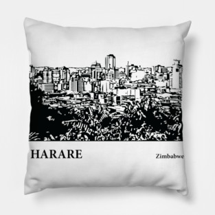Harare Zimbabwe Pillow