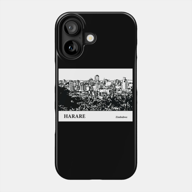 Harare Zimbabwe Phone Case by Lakeric
