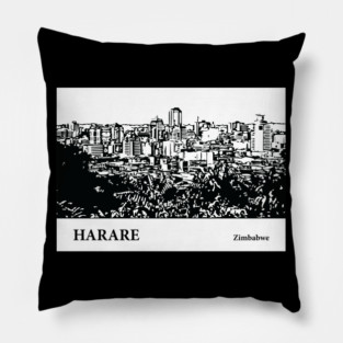 Harare Zimbabwe Pillow