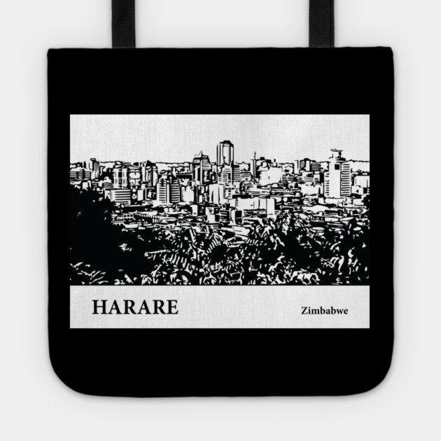 Harare Zimbabwe Tote by Lakeric
