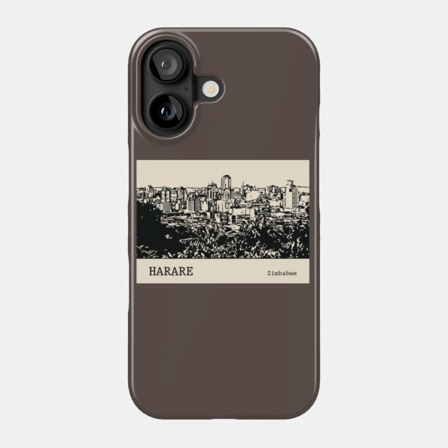 Harare Zimbabwe Phone Case by Lakeric