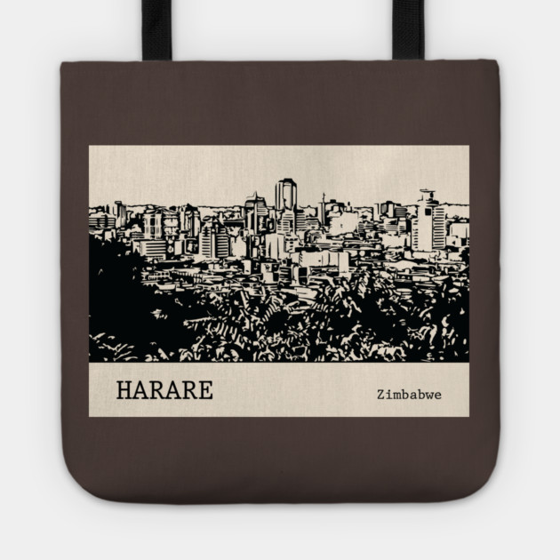 Harare Zimbabwe Tote by Lakeric