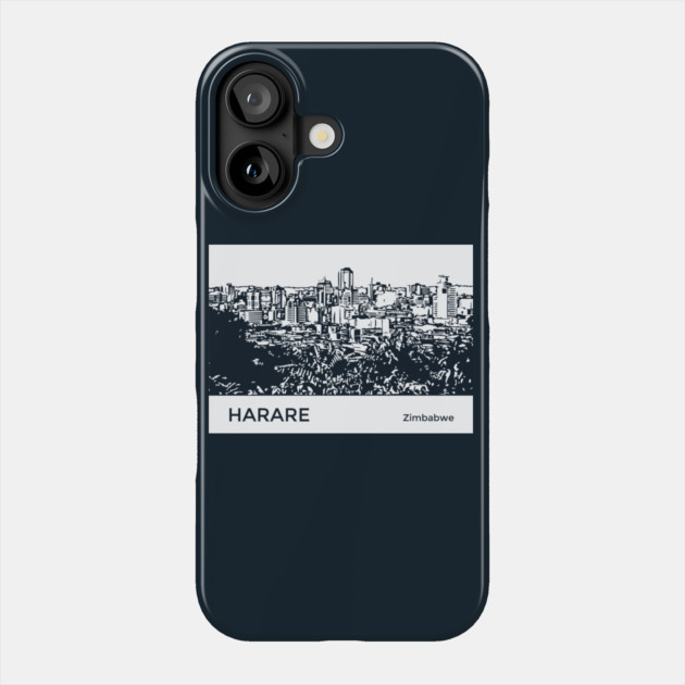 Harare Zimbabwe Phone Case by Lakeric