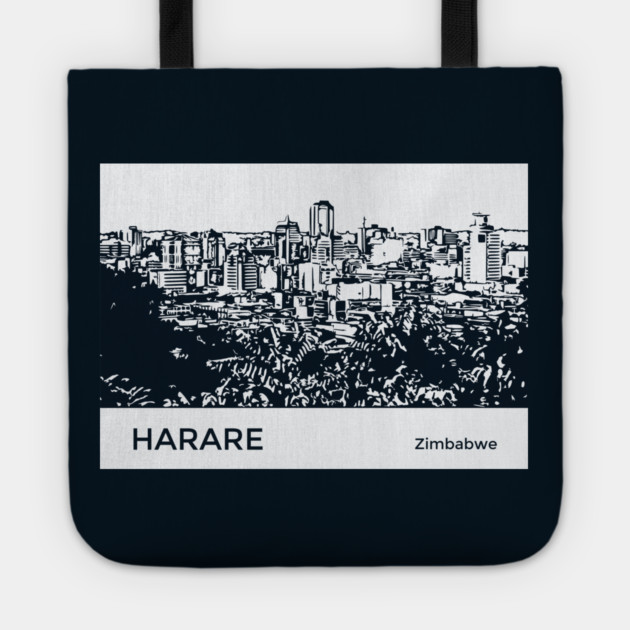 Harare Zimbabwe Tote by Lakeric