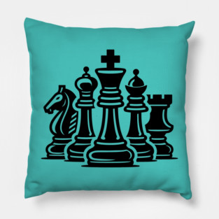 Chess Pieces Pillow