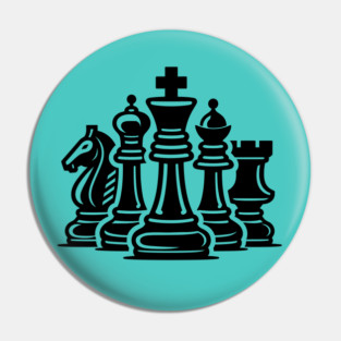 Chess Pieces Pin