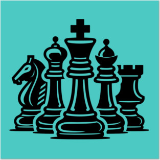 Chess Pieces Posters and Art