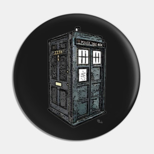 Baker St. TARDIS Pin