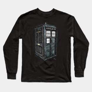 Baker St. TARDIS Long Sleeve T-Shirt