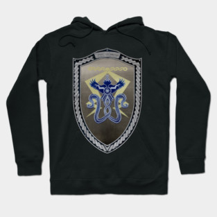 Stormfront (Shield moonsilver Celtic Rope on space) Hoodie