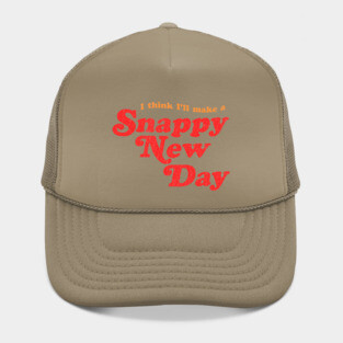 Snappy New Day - Mr. Rogers inspired retro design by KellyDesignCompany Hat