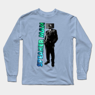 Speakerman of The alliance, skibidi toilet themed speakermen Long Sleeve T-Shirt
