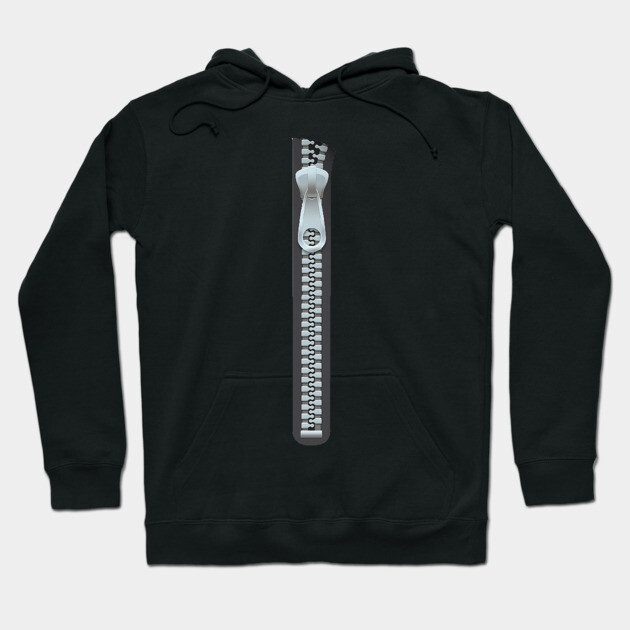 BIG ZIPPER Zipper Hoodie TeePublic