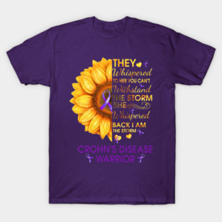Crohn's Disease Awareness, Crohn's Disease Warrior, Crohn's Disease Support T-Shirt