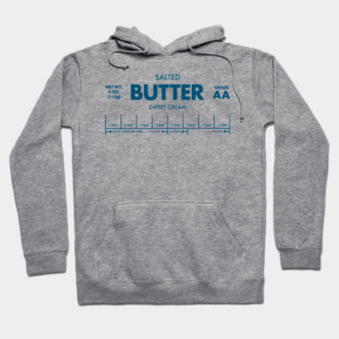 Sulted Butter Butter Sweatshirt, Salted Butter Shirt, Baking Gift for Butter Lover, Foodie Sweatshirt, Funny Salted Butter Hoodie
