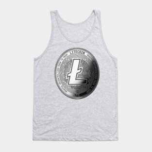 Silver Litecoin Tank Top