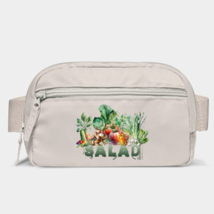 Watercolor Salad Bag