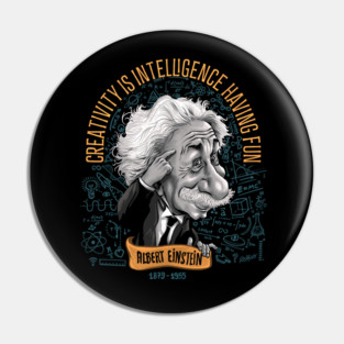 Albert Einstein Pin