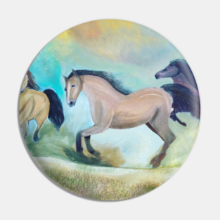Horses spark Pin