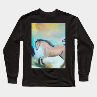 Horses spark Long Sleeve T-Shirt