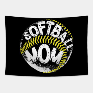 Softball Mom Tapestry