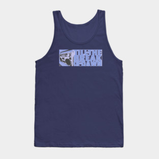 Till The Break Of Dawn Boombox light blue Tank Top