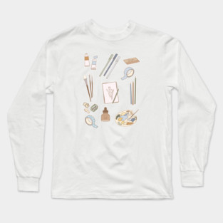 art supplies 2 Long Sleeve T-Shirt