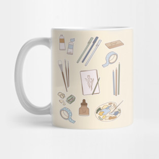 art supplies 2 Mug